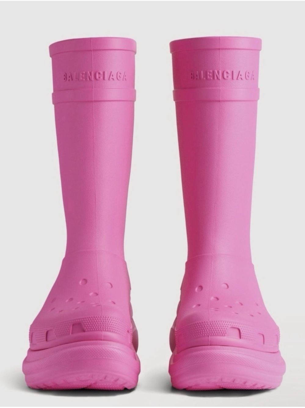 Authentic Balenciaga Crocs Boots